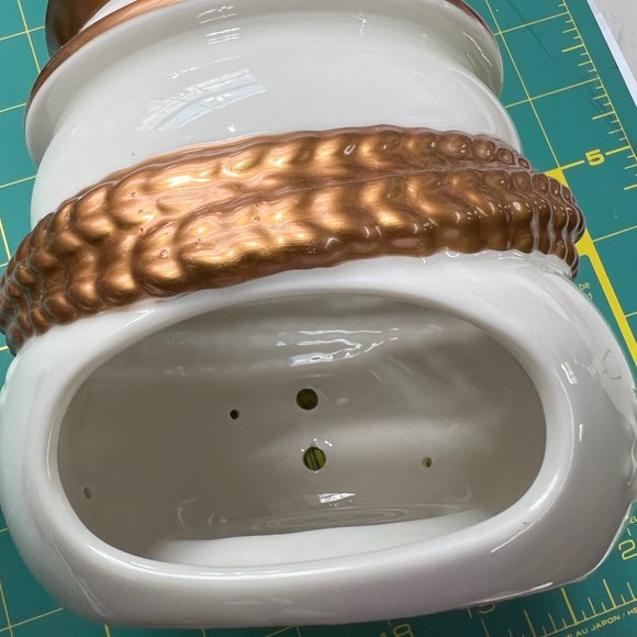 NEW Yankee Candle Luminary Snowman Tea Light Holder & 4 cinnamon tea li… - Picture 3 of 7